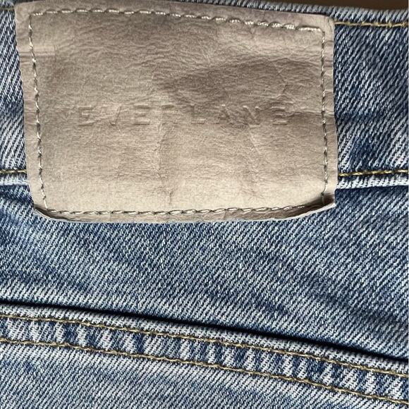 Everlane Way High Rise Raw Hem Denim Short Size 27 - Picture 5 of 11